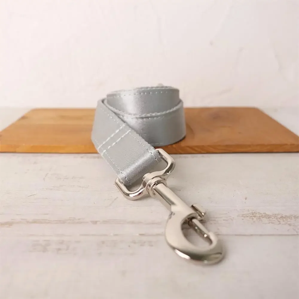 Collar personalizado para perro, Correa plateada brillante con grabado gratis, etiqueta de nombre de identificación, accesorio para mascotas - imagen 3