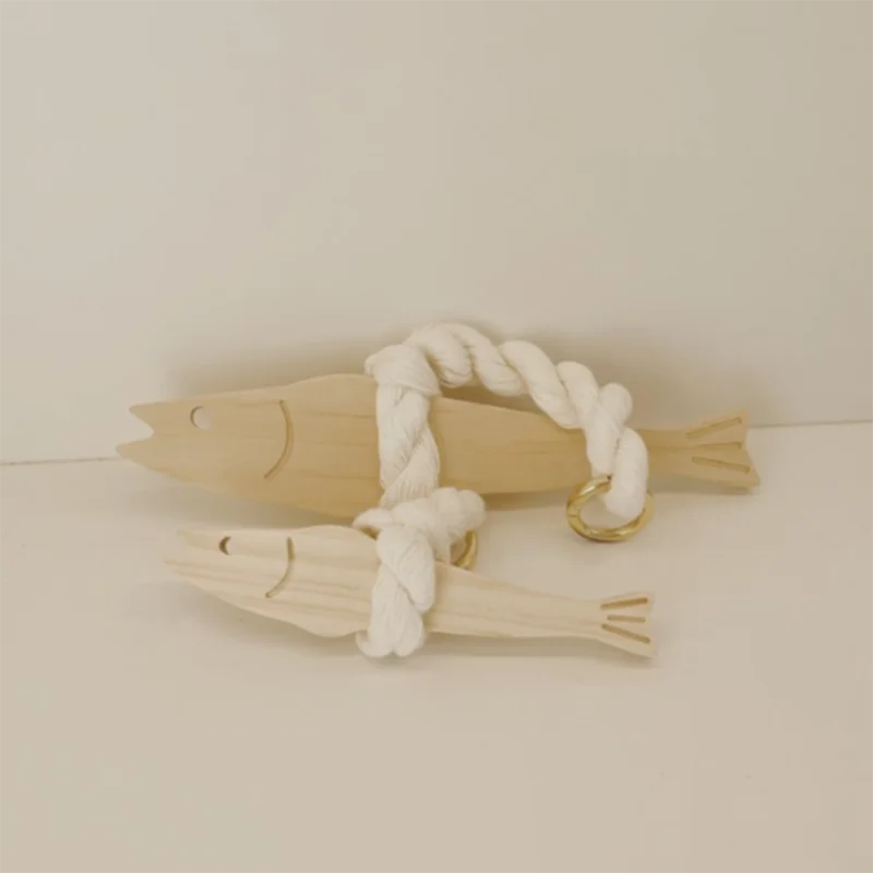 Adorno de coche con forma de pez, colgante de pollack para pared, colgante de puerta de madera, arte de pared, decoración de pared colgante para Interior de coche, 1 ud.