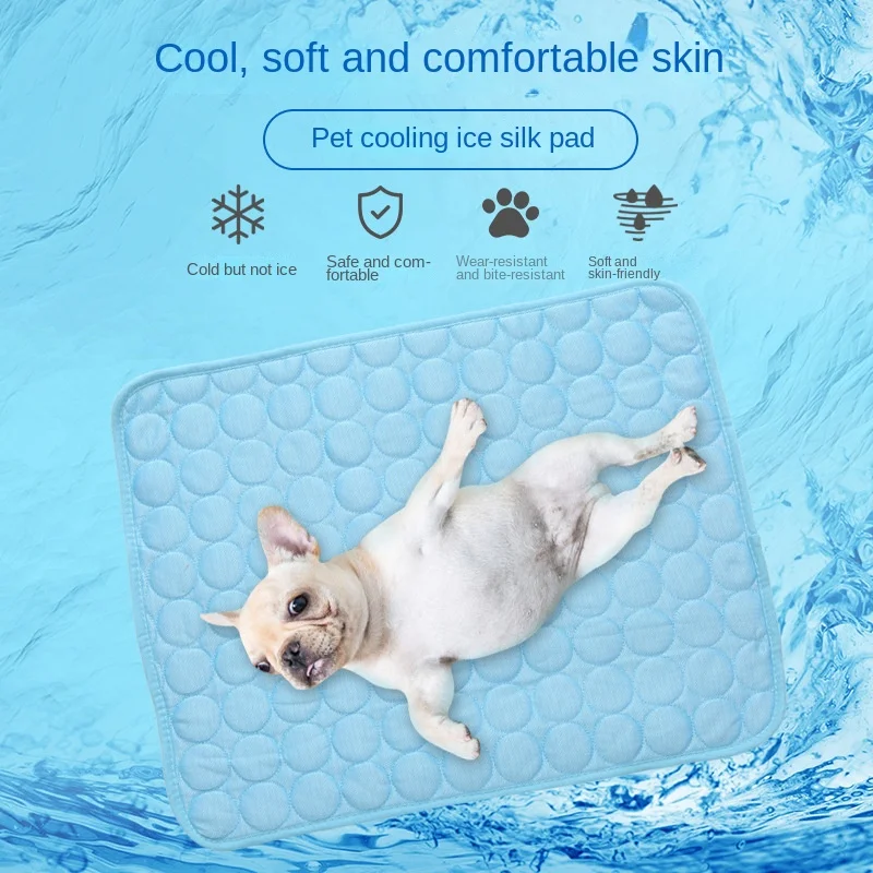 Estera refrescante para perros grandes, estera de verano para perros, manta para gatos, cama fría para mascotas Extra grande para perros pequeños y grandes, lavable para coche mediano - imagen 3