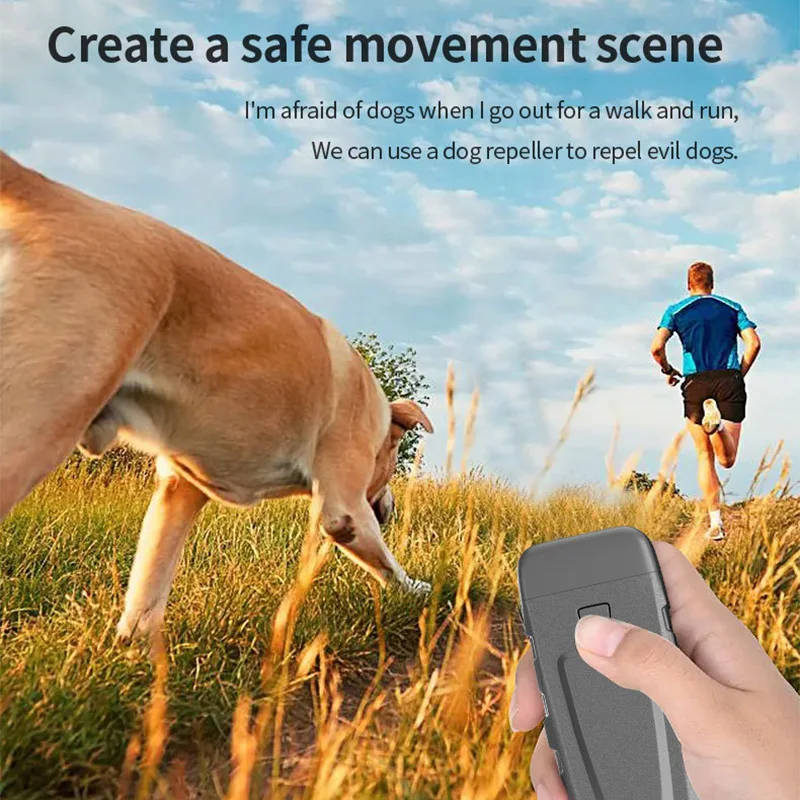 Dispositivo antiladridos ultrasónico para dejar de ladrar perros, conducción de mascotas, perros, gatos, al aire libre, evitando que los perros se moren a las personas - imagen 5