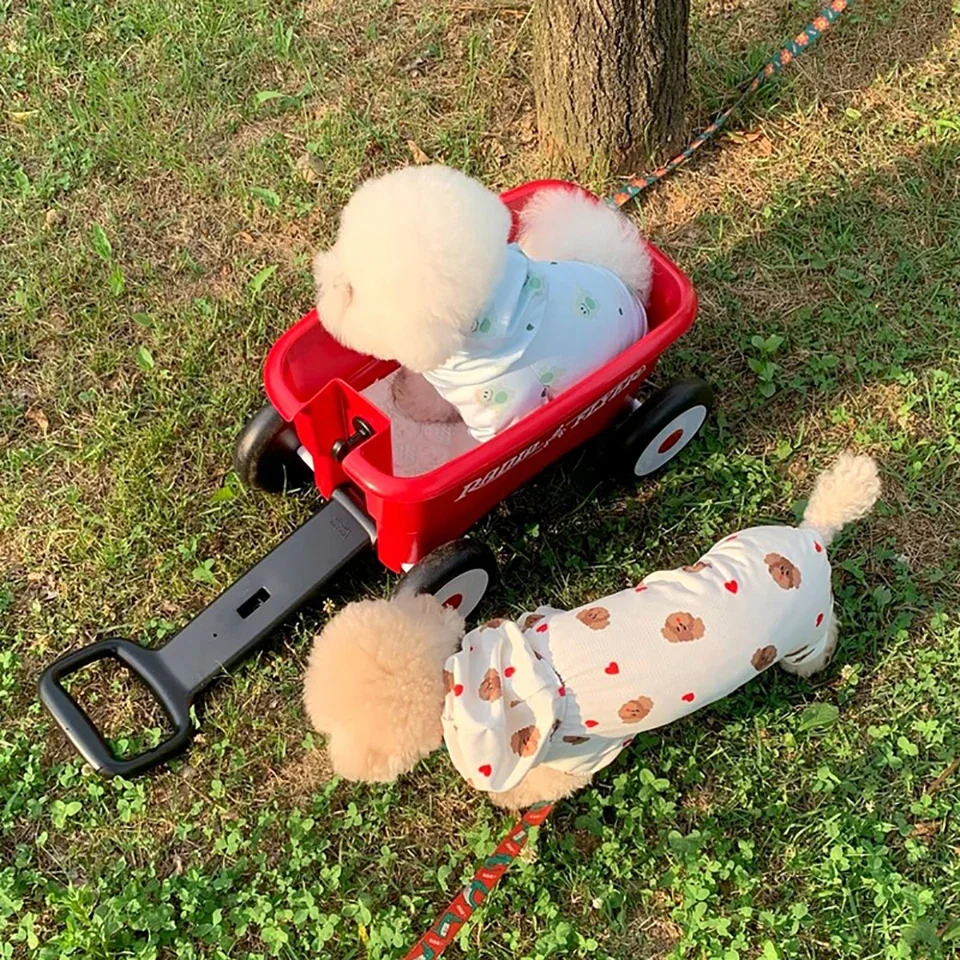 Chubasquero para perros, traje de cuatro patas, ropa a prueba de insectos para mascotas, ropa de verano refrescante con protección solar, ropa para perros, monos de peluche con capucha - imagen 2
