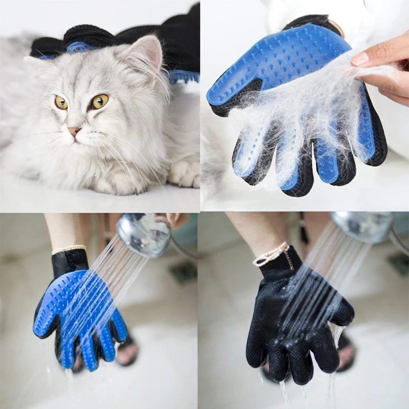 NONOR-guante para perros y gatos, limpieza de peines para mascotas, cuidado, deshedding, cepillo de baño para perros, guantes, limpieza efectiva, cabello de baño - imagen 2