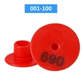 ear tags-red
