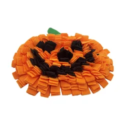 Alfombra olfativa para perros lana suave calabaza alimentación lenta