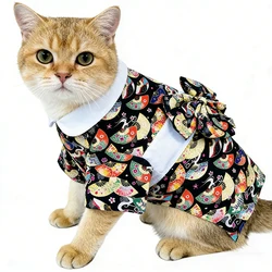 Disfraz kimono para gato Sphynx y perro pequeño