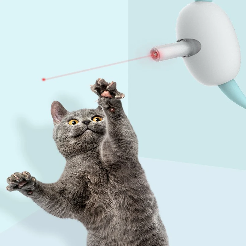 Collar láser recargable para gatos – Juguete interactivo automático - imagen 4