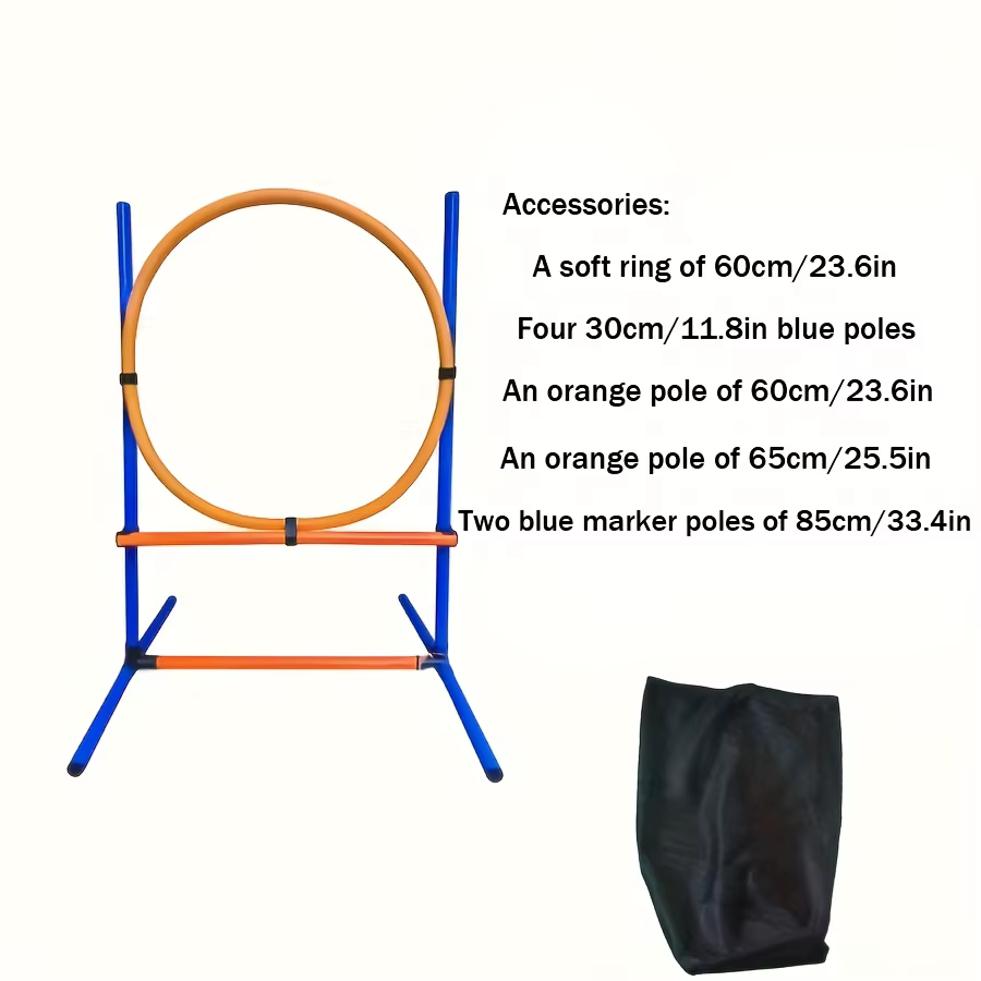 Kit agility perros: anillo de salto y obstáculos - imagen 4
