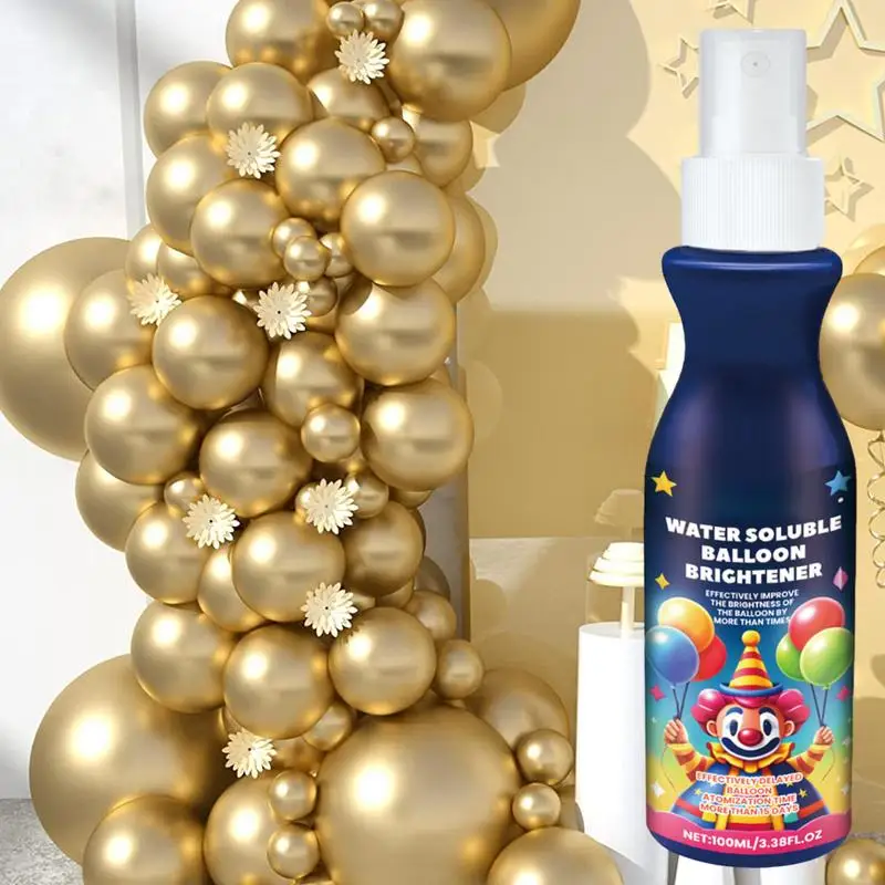 Espray brillante para globos, abrillantador de globos, pulverizador de brillo, restaurador de esmalte, potenciador de brillo, secado rápido para - imagen 2