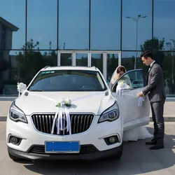 Kit decoración floral para coche de boda, estilo romántico universal