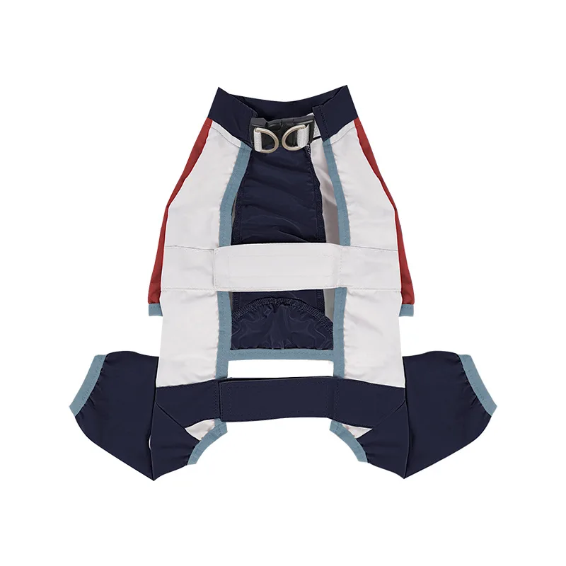 Traje impermeable y a prueba de suciedad para perros de 4 patas con tiras reflectantes traje protector al aire libre para primavera y verano para perros - imagen 2