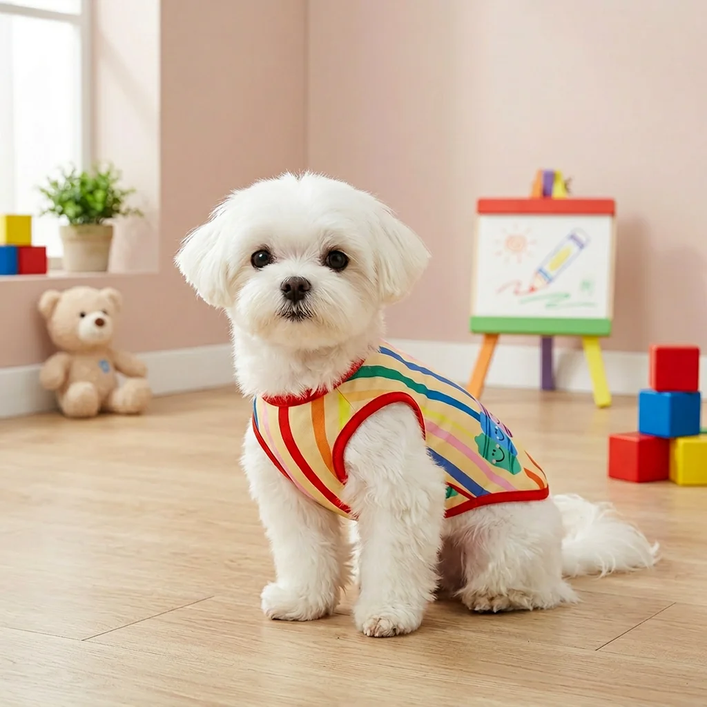 Chaleco divertido para perros y gatos, ropa colorida - imagen 4