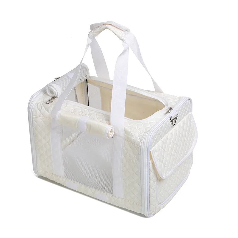 Xiaoxiangfeng Bolsa para gatos, bolso de viaje plegable para mascotas, suministros para gatos y coches de viaje para mascotas - imagen 4