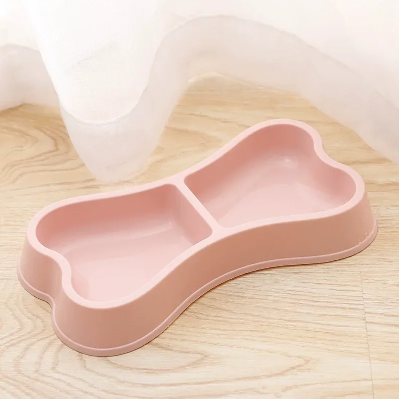 Comedero doble hueso antideslizante para perros y gatos comida y agua - imagen 2