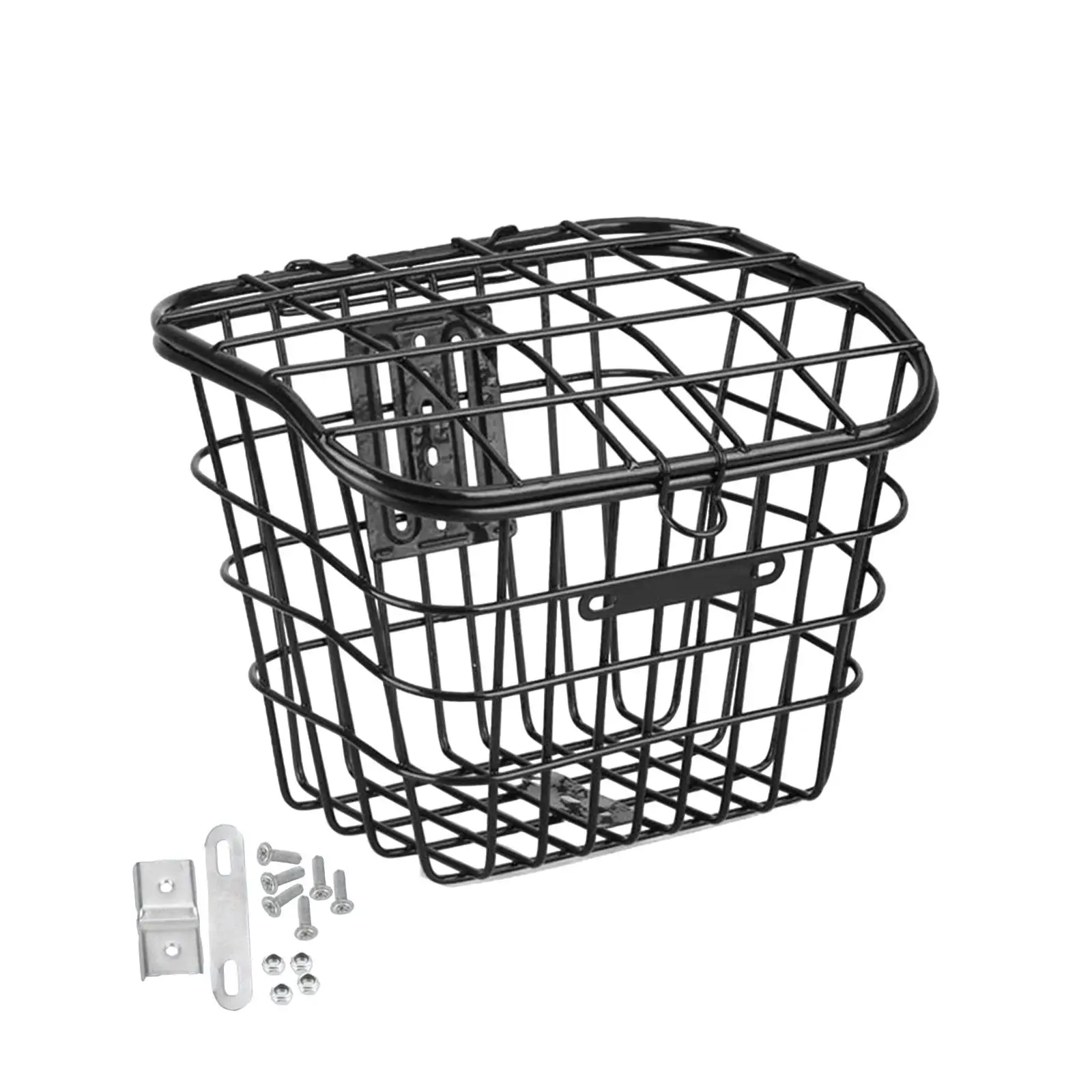 Bike Basket with Lid Biking Havy Duty Pet Carrier Bicycle Basket for Outdoor Mountain Road Bike Folding Bikes Hiking Kids Bikes