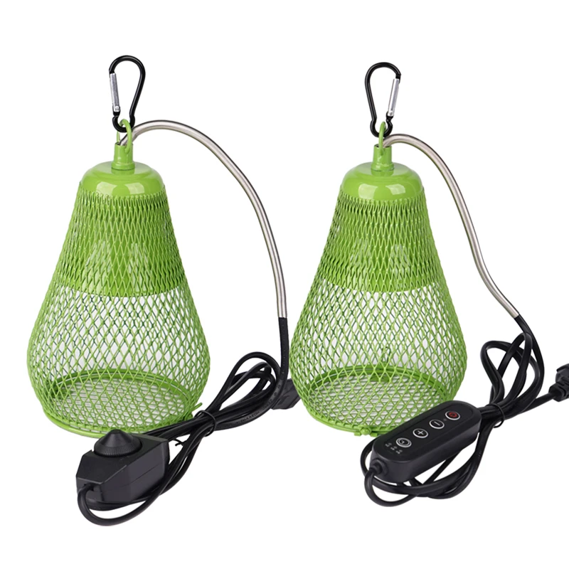 Soporte de lámpara de calor para reptiles y mascotas, 110V-240V, bombilla para cabeza, lagarto, tortuga, serpiente, accesorios para acuario anfibio, lámpara para tomar el sol - imagen 2