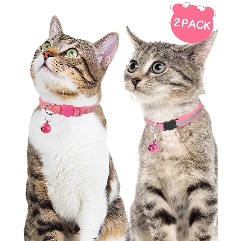 Collares reflectantes con campana para gatos y perros pequeños - imagen 2