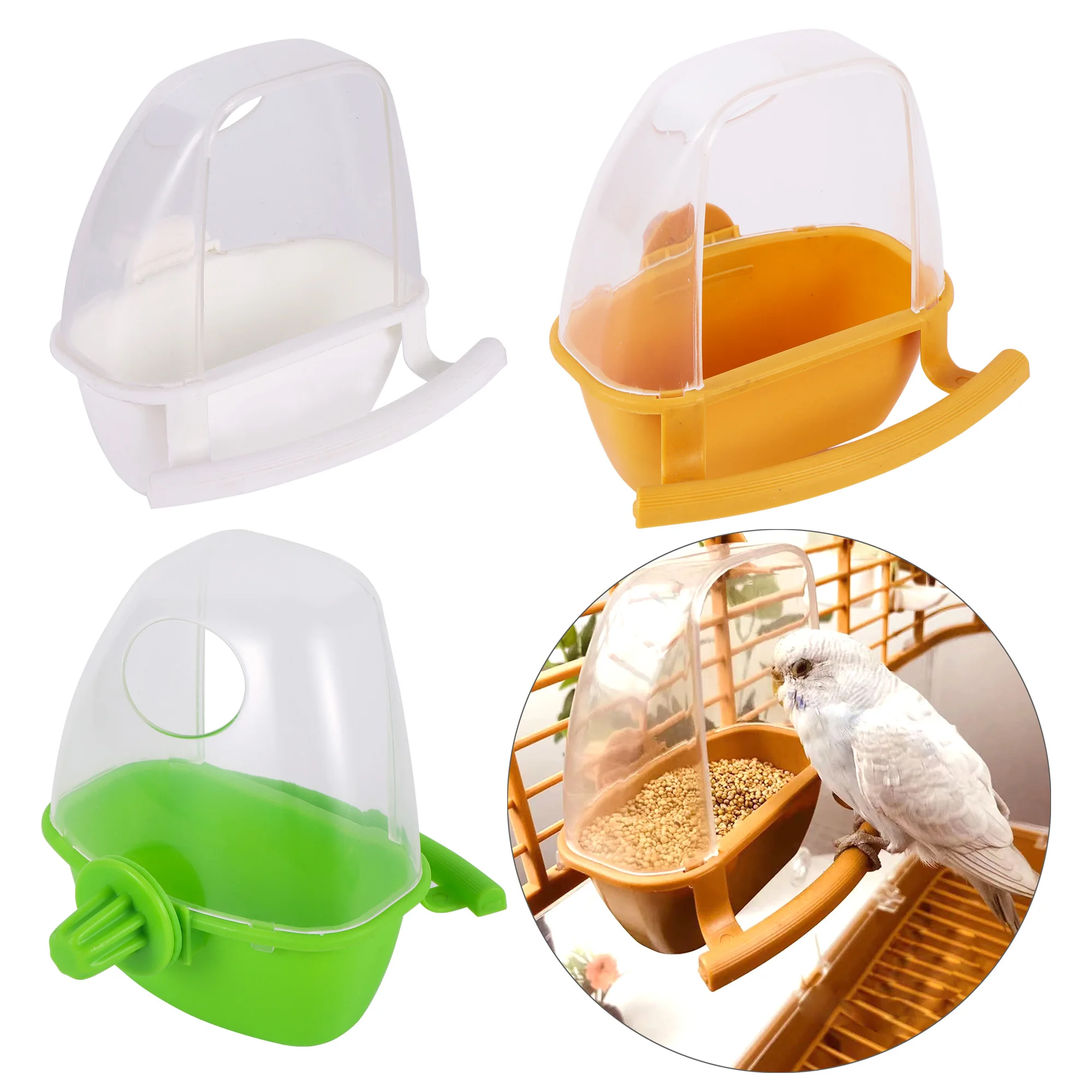 Comedero colgante de plástico para aves con instalación fácil - imagen 4
