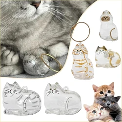 Botella conmemorativa pelo de gato especial – Regalo único dueño
