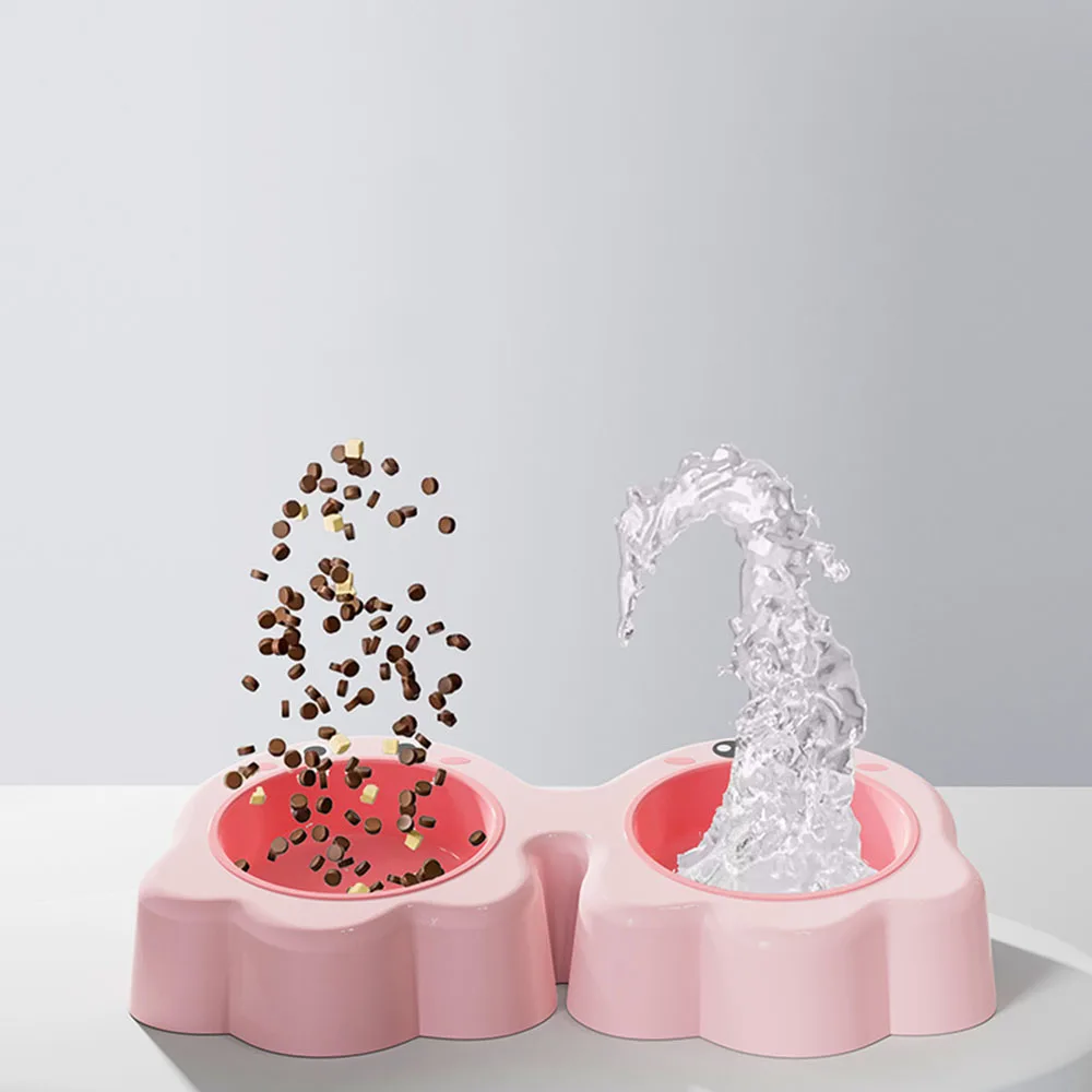 Nuevos cuencos antiderrames para mascotas de pulpo para gatos y perros, cuencos de alimentación de agua y comida 2 en 1, platos antideslizantes para cena de cachorros y gatitos, - imagen 4