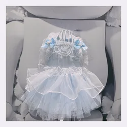 Vestido de Verano para Perros Pequeños con Lazo de Encaje Teddy