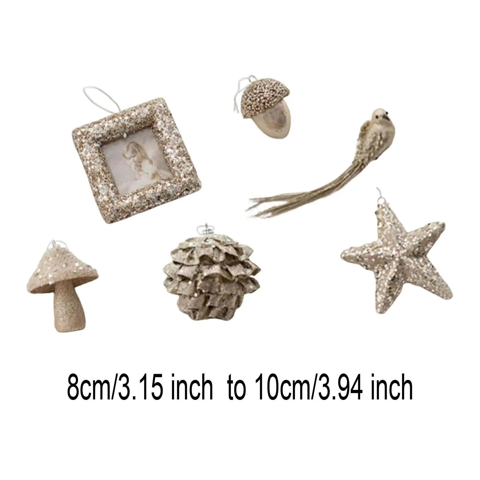 Christmas Tree Decorations Decorative Baubles Party Supplies Crafts DIY Christmas Ornaments for Engagement Valentine's Day