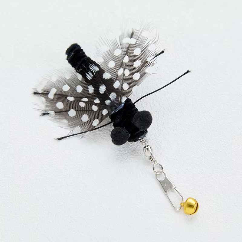 Plumas de repuesto multicolor para juguetes de gato y gatitos - imagen 4