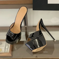 Zapatillas tacón alto punta abierta para gatos y perros, fiesta