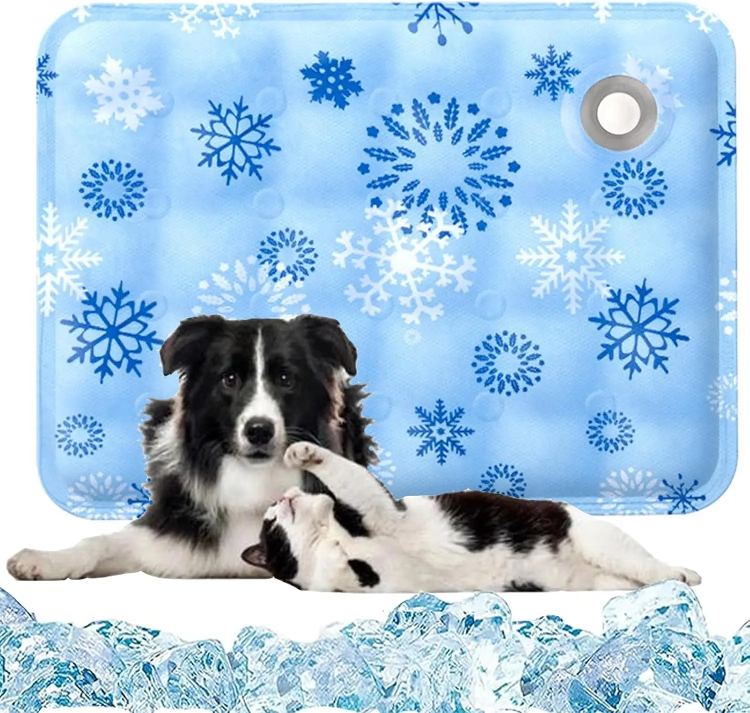 Alfombra refrescante para perros – portátil autorefrigerante y lavable