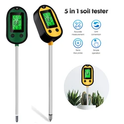 Medidor 4 en 1 para plantas: pH, humedad, temperatura y luz