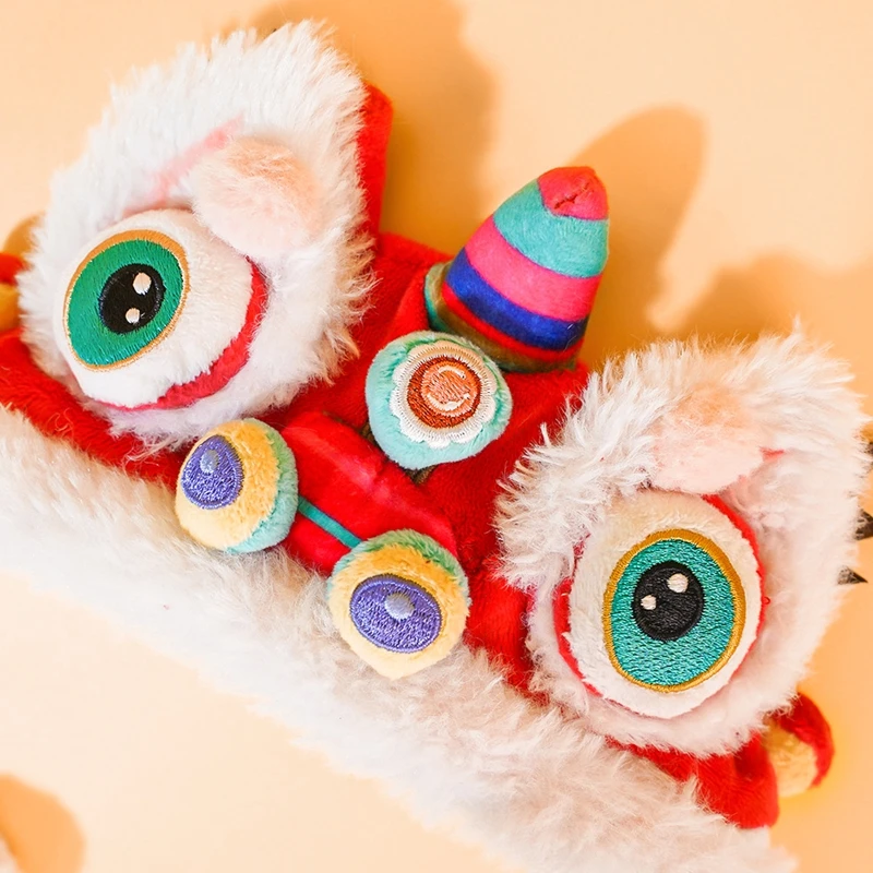 Gorro con cabeza de tigre para Año Nuevo para mascotas, gorros cálidos para perros y gatos, gorros transformados divertidos, suministros para otoño e invierno - imagen 4