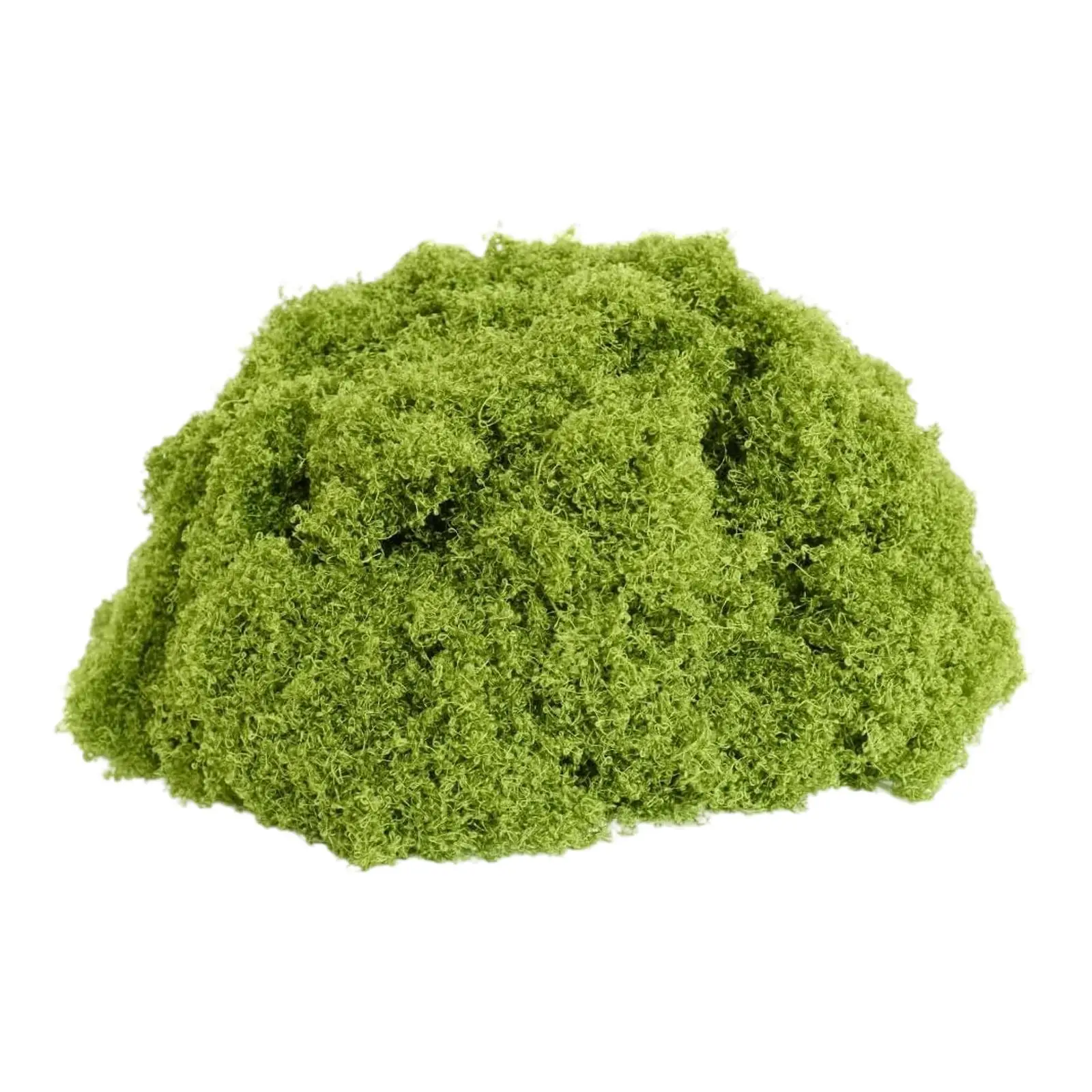 100G Faux Moss Outdoor Artificial Green Plants Fake Green Lichen Plants,Decorative Moss,for Diorama Models,Synthetic Turf Bushes