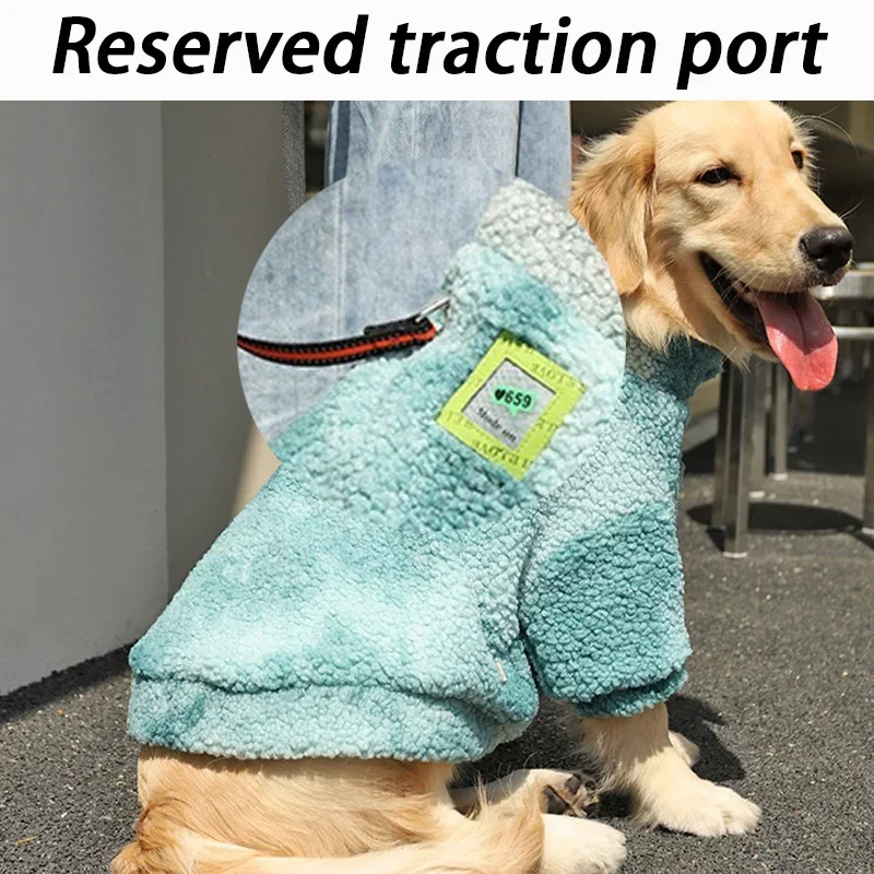 Otoño Invierno abrigos cálidos para perros ropa grande Labrador Samoye abrigos para perros ropa de raza grande diseñador de lujo suministros para mascotas para hombres y mujeres - imagen 5