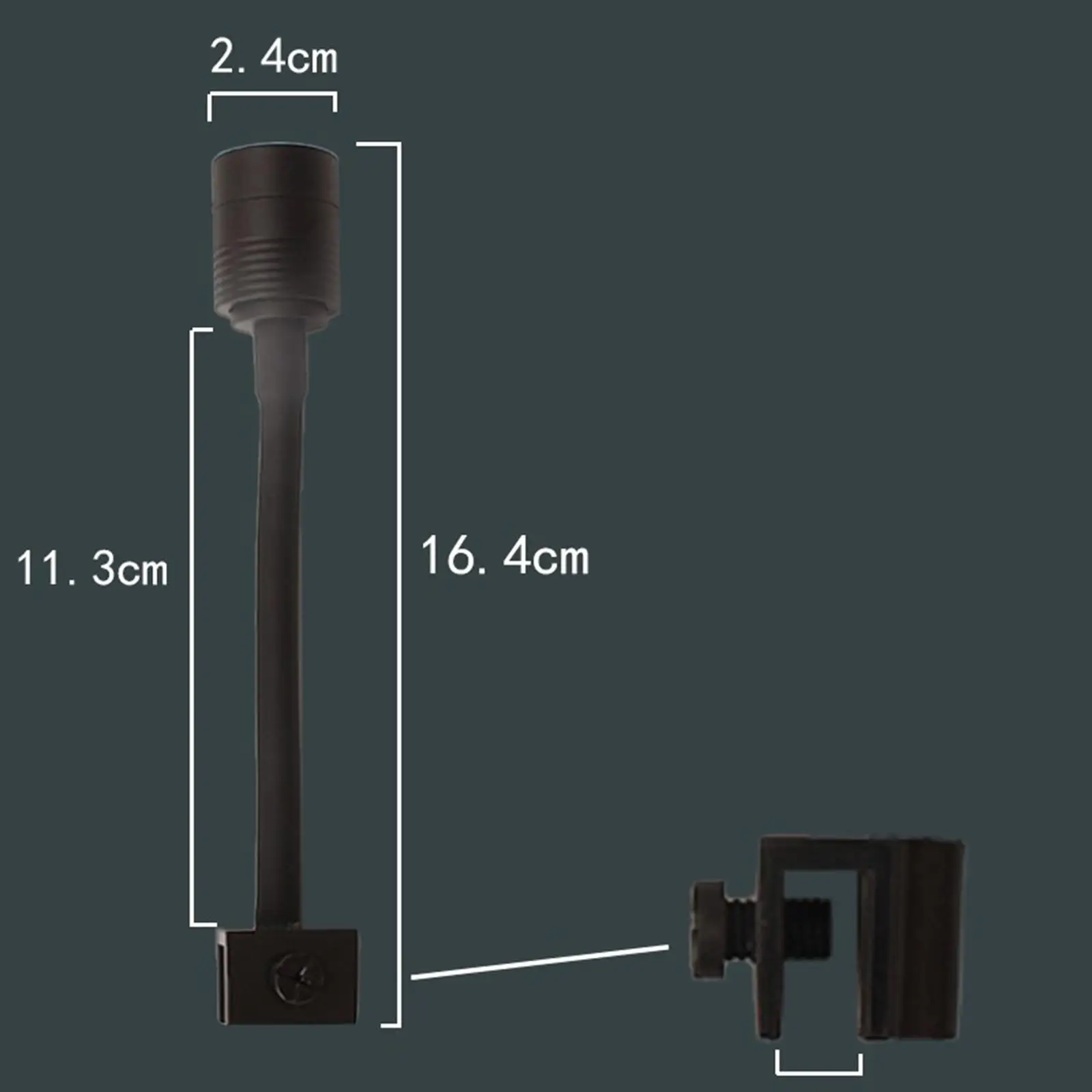 Aquarium Landscape Lighting USB Interface Energy Efficient 360° Rotation Adjustable Angle Fish Tank Underwater Spotlight