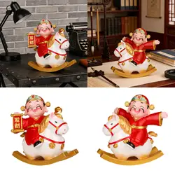 Estatuilla de caballo coleccionable estable en miniatura, estatua de caballo única, adornos, escultura de mesa para dormitorio, suministros de fiesta, decoración