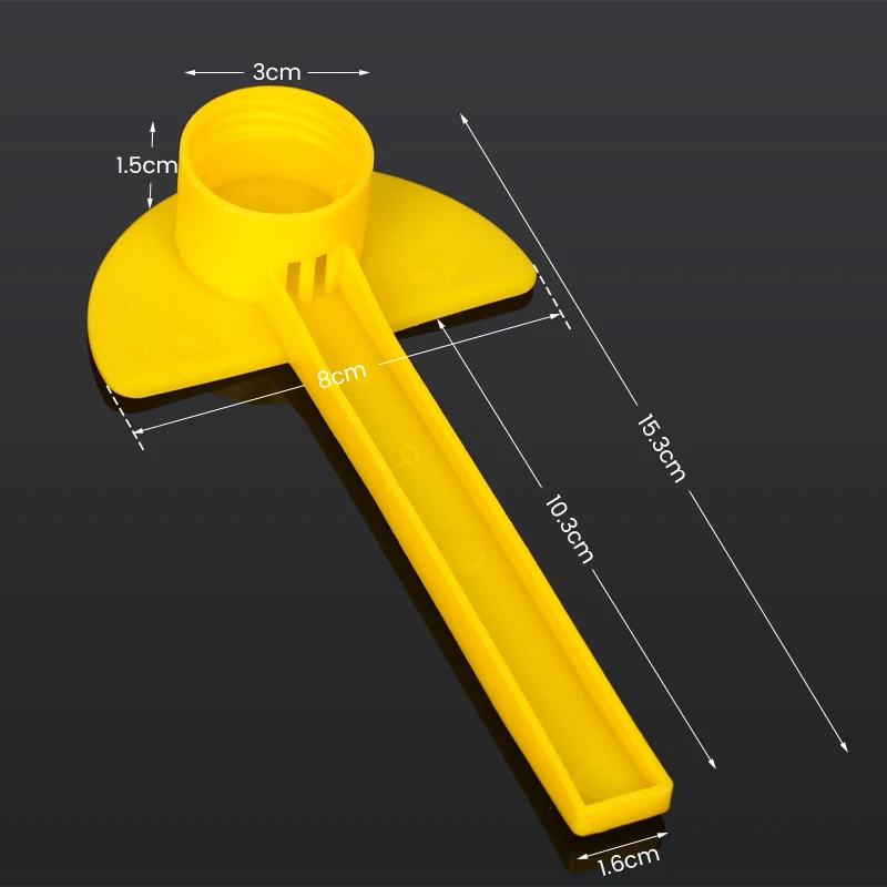 Tapa alimentadora de abejas para apicultura, fuentes de alimentación de agua de plástico, bebederos, colmena, equipo de apicultura, suministros de apicultura, 3/6/12 Uds. - imagen 3