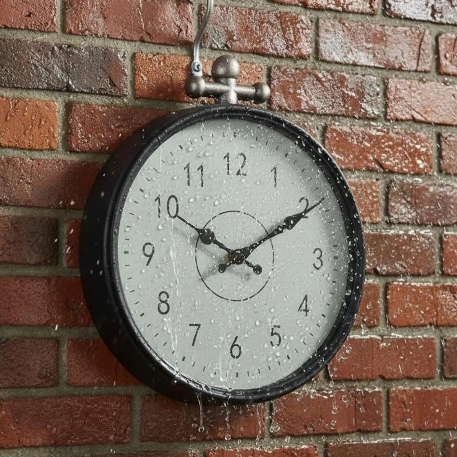 Reloj exterior impermeable para jardín: lectura fácil, perros y gatos - imagen 4
