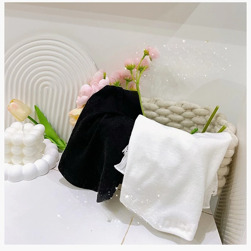 Camisa básica de cuello alto para mascotas, camiseta de otoño e invierno con mangas acampanadas de encaje, ropa para perros pequeños - imagen 4