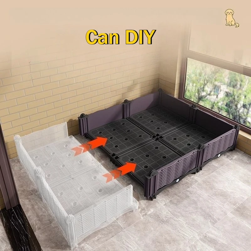 Inodoro grande para perros, valla para cachorros, parque de césped, herramienta de limpieza de vallas para perros y gatitos, parque infantil de avario para animales, suministros para mascotas - imagen 4