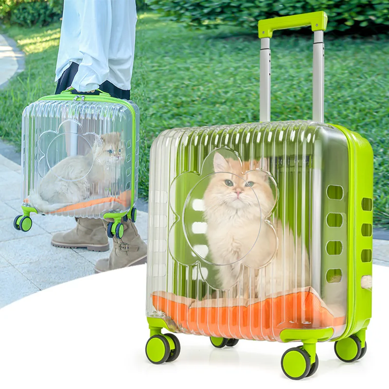 Transportín con ruedas para gatos y perros – Maleta práctica - imagen 4