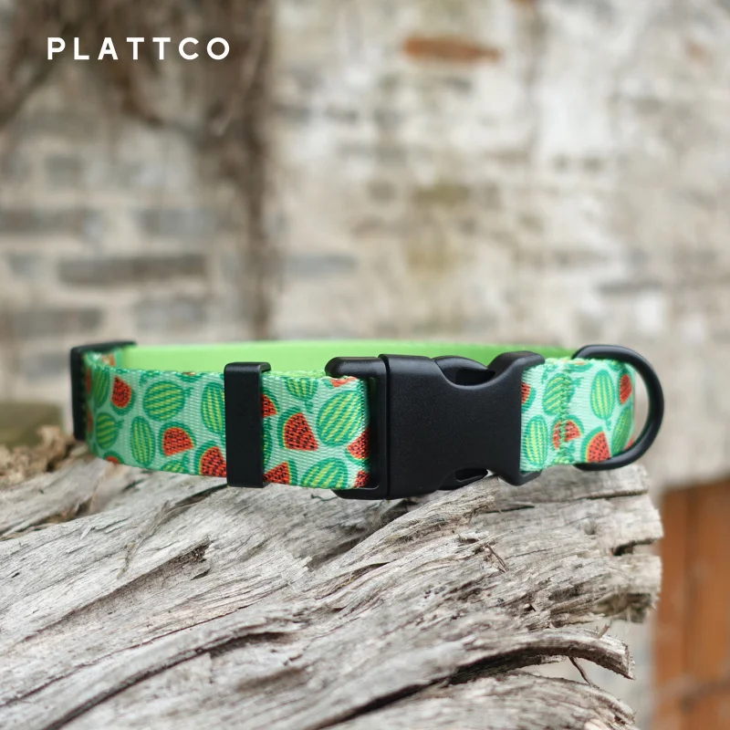 Collar nailon con estampado sandía para perros - imagen 2