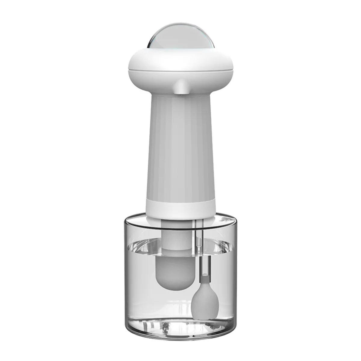 Dispensador de jabón automático con forma de platillo OVNI, máquina de espuma eléctrica recargable por USB, gatos y perros - imagen 2