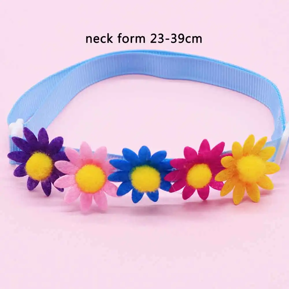 Collar con lazo floral para perro pequeño y cachorro - imagen 3