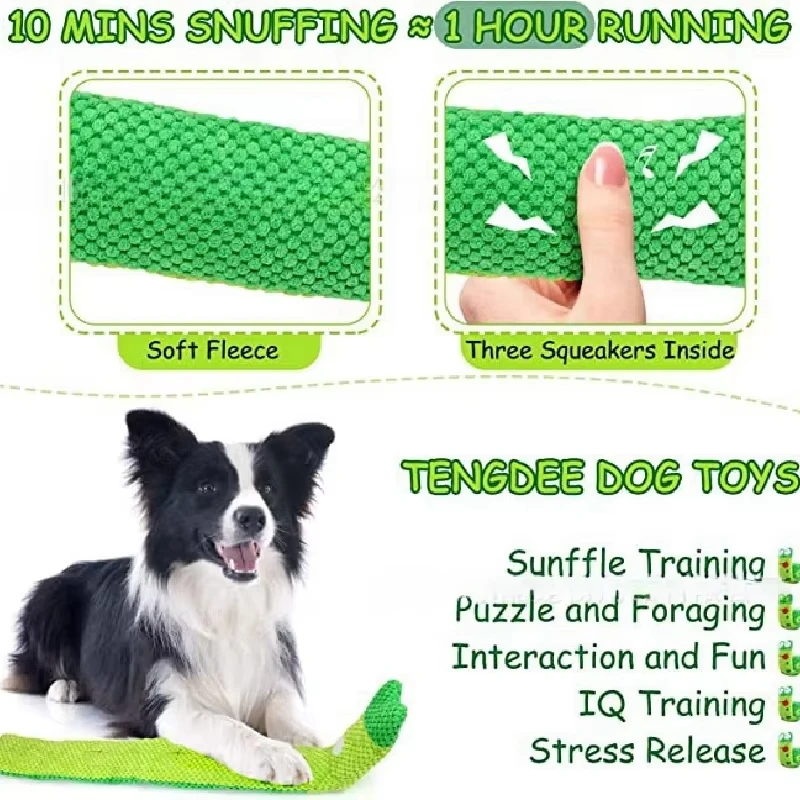 Juguete rompecabezas para perros, juguetes de peluche con sonido, caracol plegable, chirrido interactivo, comida Molar, suministros de juguete para mascotas, entrenamiento de forrajeo - imagen 3