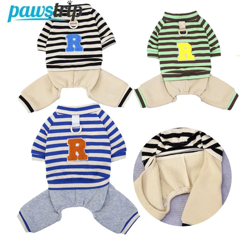 Mono de invierno para perros pequeños y medianos, ropa para cachorros, abrigo de lana suave para perros, ropa para caniche Chihuahua Yorkie