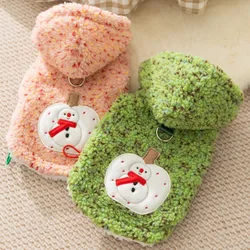 Conjunto navideño para perros – Chaleco de lana cordero