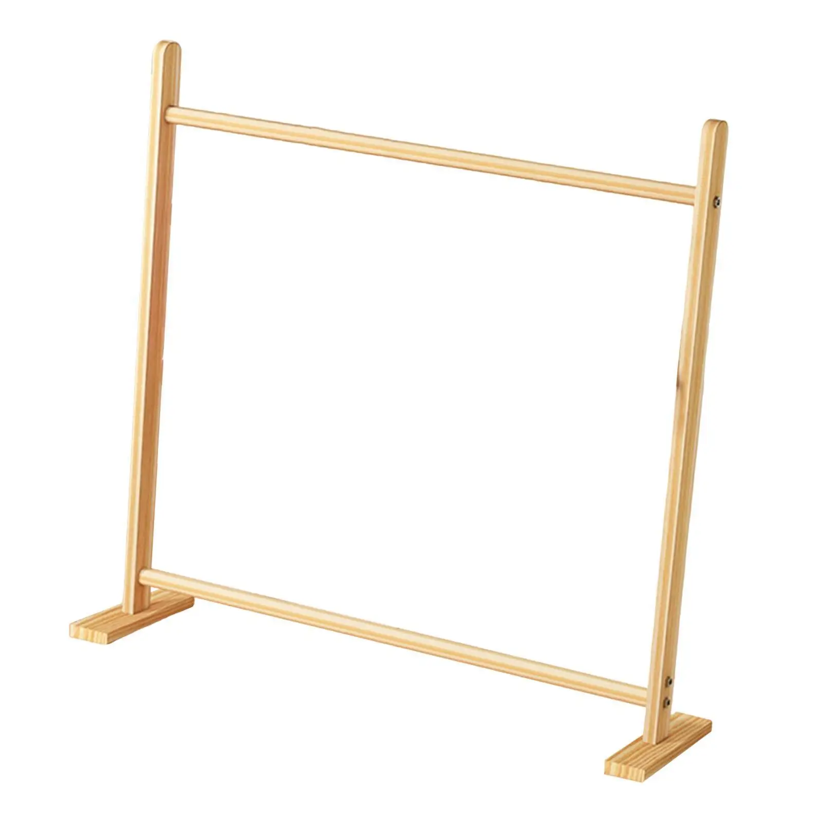 Pet Clothing Rack Stable Hanging Clothes Storage Organizer Multifunctional Wooden Portable Pet Hanger for Dogs Cats Hats Bedroom