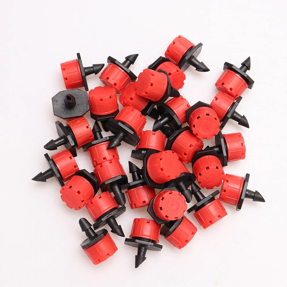 Sistema de riego por goteo de 20-50M, Kits de riego de plantas en maceta, goteros ajustables, manguera de 1/4 pulgadas, microsistema de riego de jardín - imagen 4