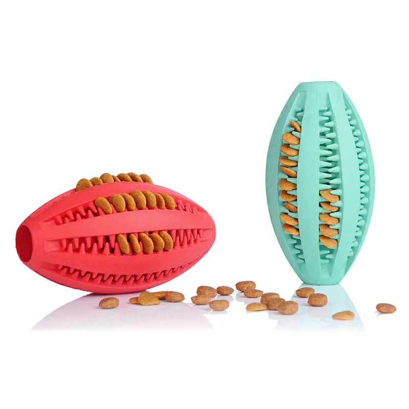 Pelota de goma para perros pequeños y medianos, juguete de goma resistente a las mordeduras, para masticar - imagen 4