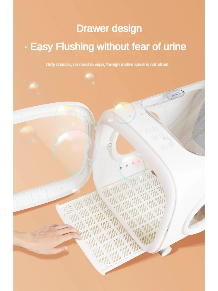 Secador de soplador para el hogar, gabinete profesional para habitación seca de gatos, caja de aseo, suministros de secado para mascotas de iones negativos multifuncionales pequeños - imagen 3