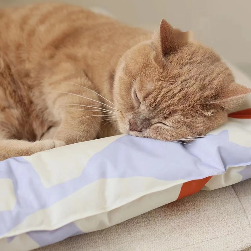 Estera de enfriamiento de nido de hielo para gatos de verano, estera de enfriamiento resistente a los arañazos, estera de hielo, temperatura constante, resistente al agua - imagen 2